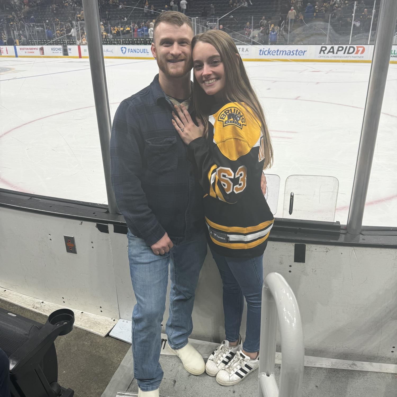 TD Garden after the Engagement!!💍