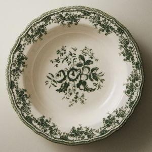 ZARA FLORAL EARTHENWARE SOUP PLATE (Set of 6)