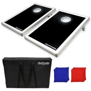 GoSports LED Light Up Cornhole Set, Tailgate Size