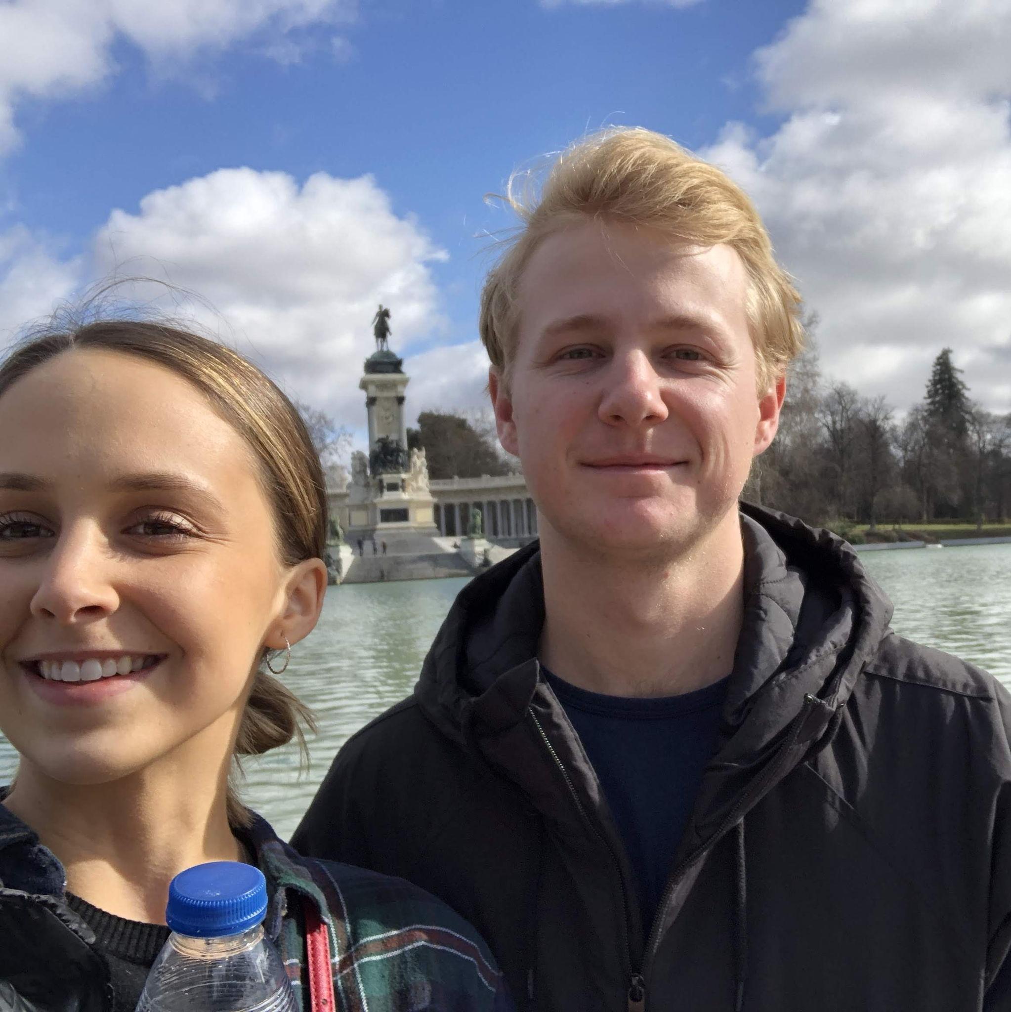 2019: Studying abroad - Gabby visiting Andy in Madrid