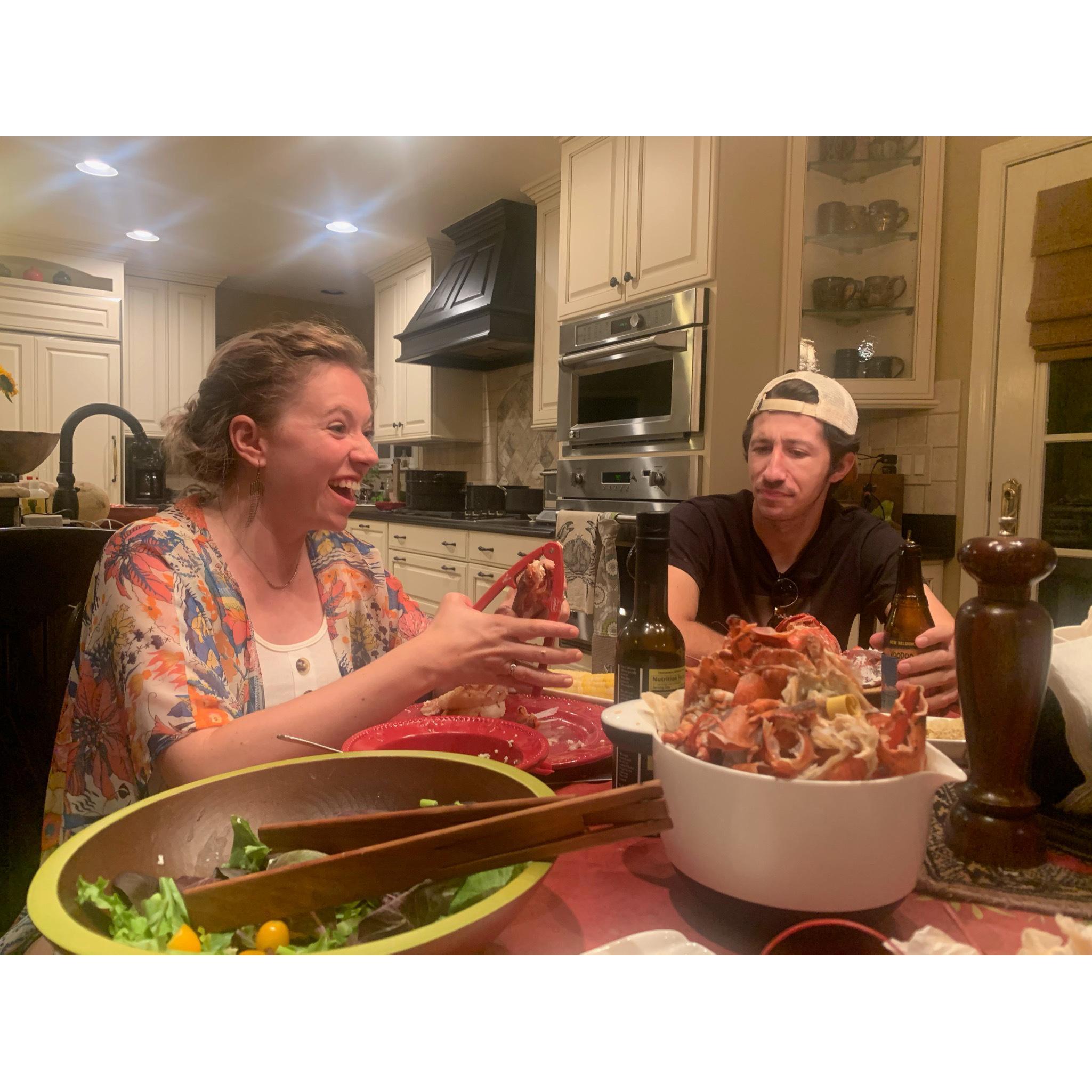 And Dane's been.... skeptical but obliging of Julie's (Clarksville 2020)