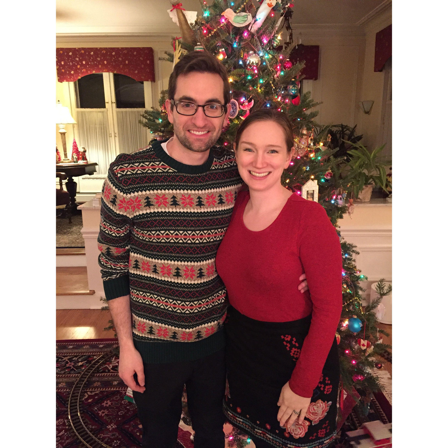 Our first Christmas. December 2020