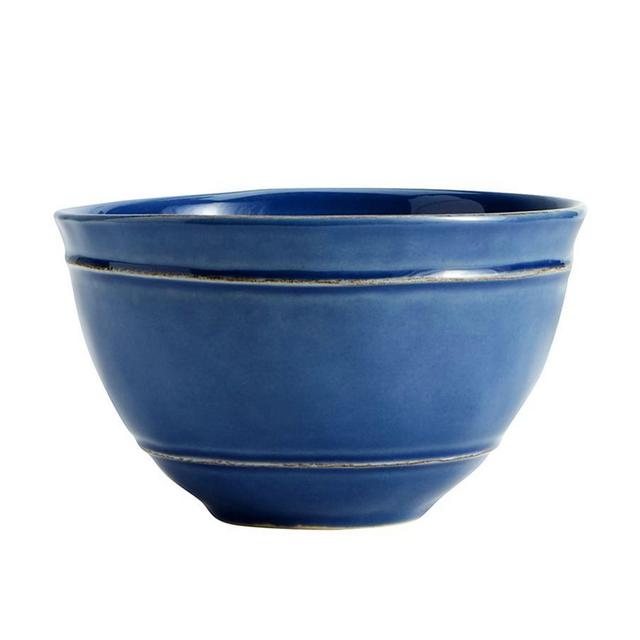 Cambria Stoneware Cereal Bowls, Set of 4 - Ocean Blue