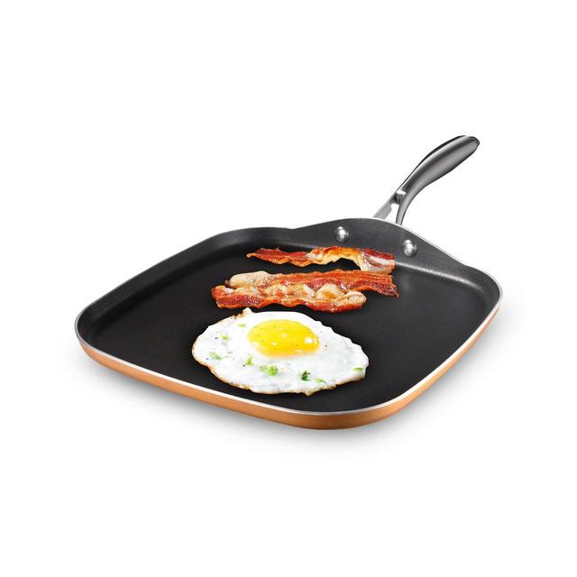 Gotham Steel Cast Textured Coating Ultra-Durable Nonstick 10.5" Griddle Pan