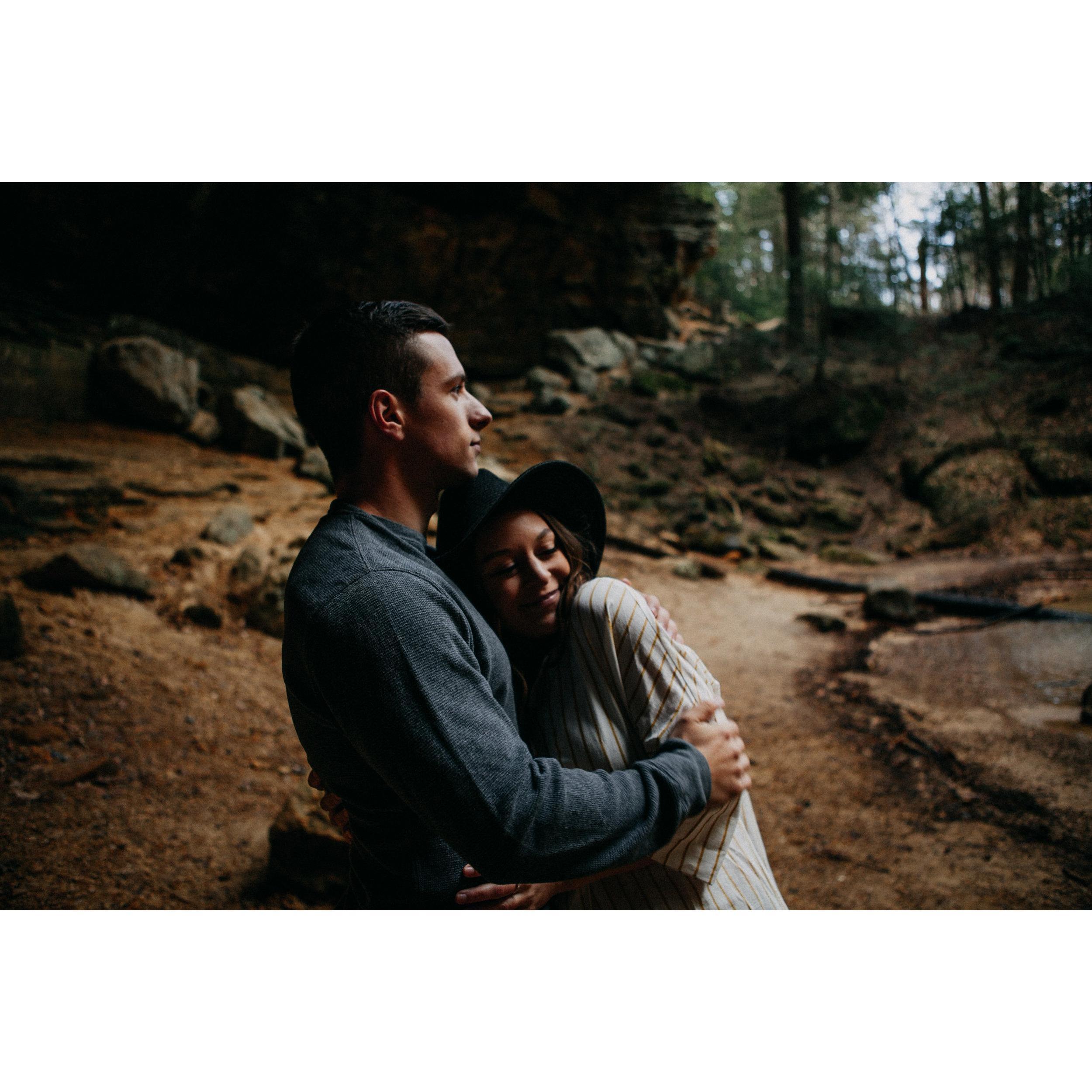 Ash Cave session with our friends Tessa and Jake