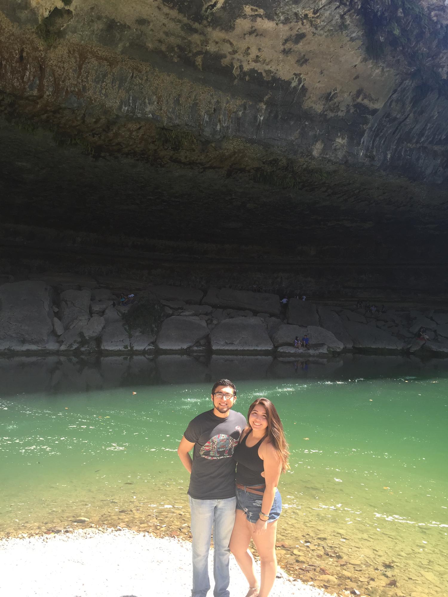 Hamilton Pool in Dripping Spring, Texas is one of our favorite memories!