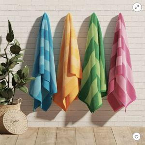4 Pack Oversized Beach Towels - Great Bay Home
