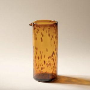Handblown Glassware - Tortoiseshell Pitcher