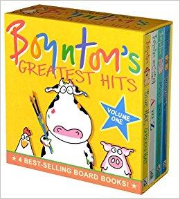 Boynton's Greatest Hits: Volume 1/Blue Hat, Green Hat; A to Z; Moo, Baa, La La La!; Doggies (Boynton Board Books)                    Board book                                                                                                                                                        – October 1, 1998