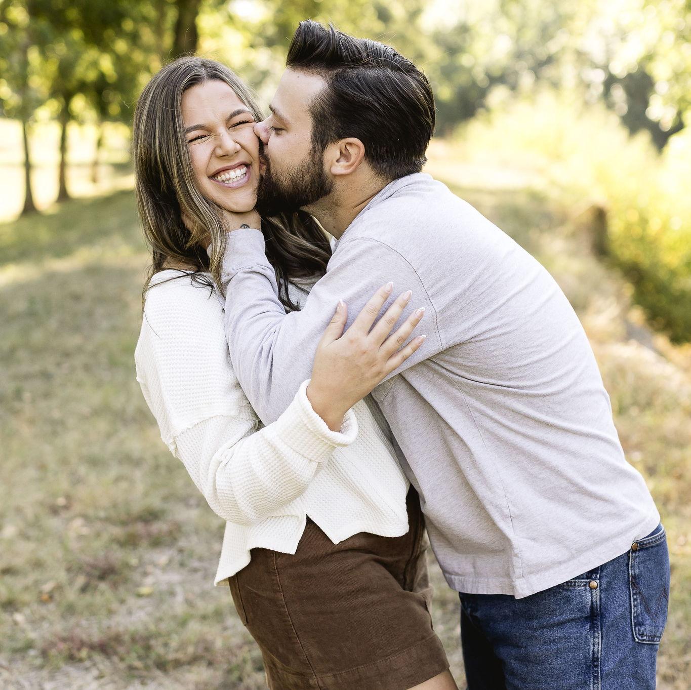 One of my favorite photos of us that captures our relationship and personalities so well!