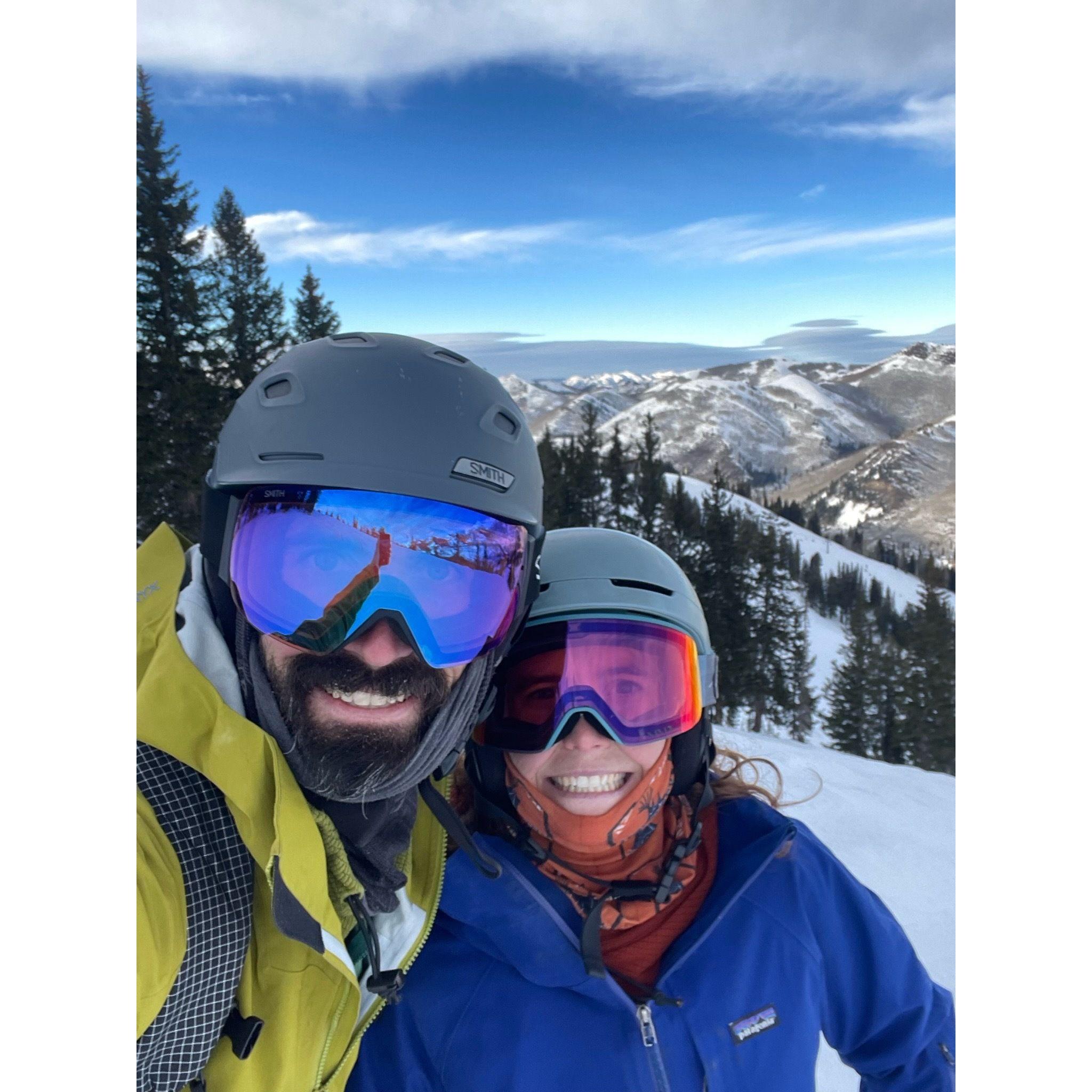 Skiing at Solitude.