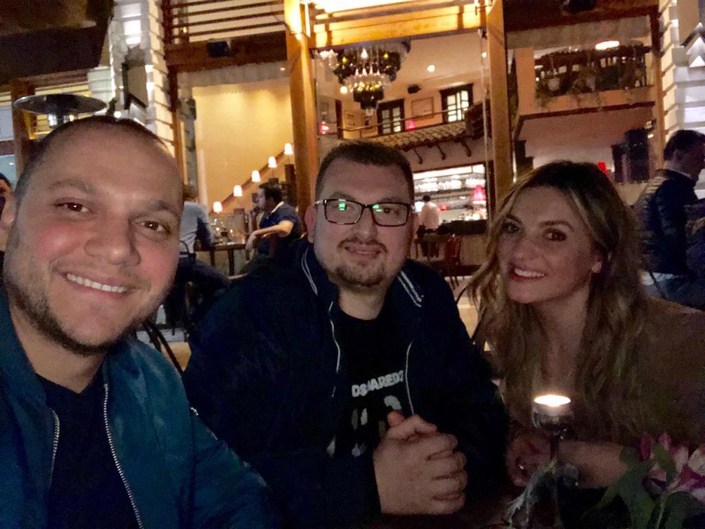 Ela’s best friends from Albania- Aldo and Rodi