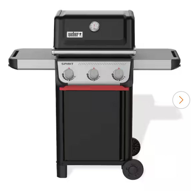 Weber Spirit E-310 3-Burner Liquid Propane Gas Grill in Black with Snap-Jet Ignition 1500788