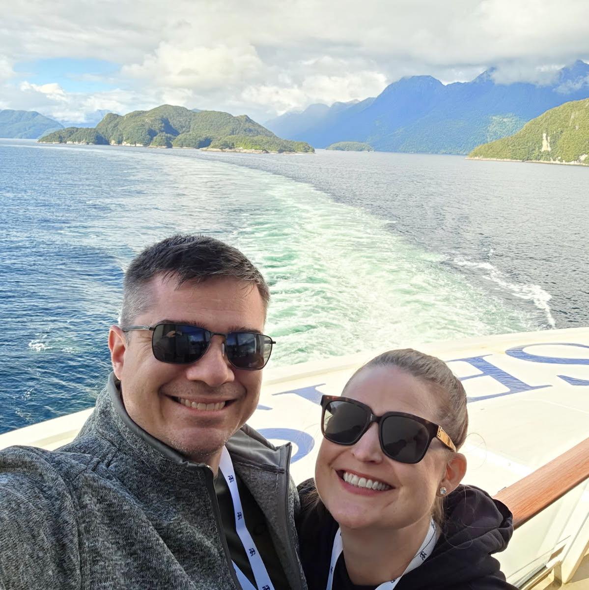 One of our many adventures on a breathtaking New Zealand cruise!
