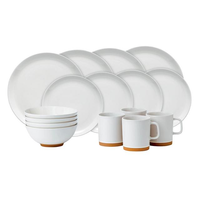 Barber & Osgerby Olio White 16-Piece Set by Royal Doulton