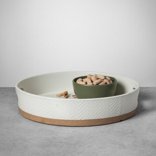 Product description page - Stoneware Tray - Cream - Hearth & Hand™ with Magnolia