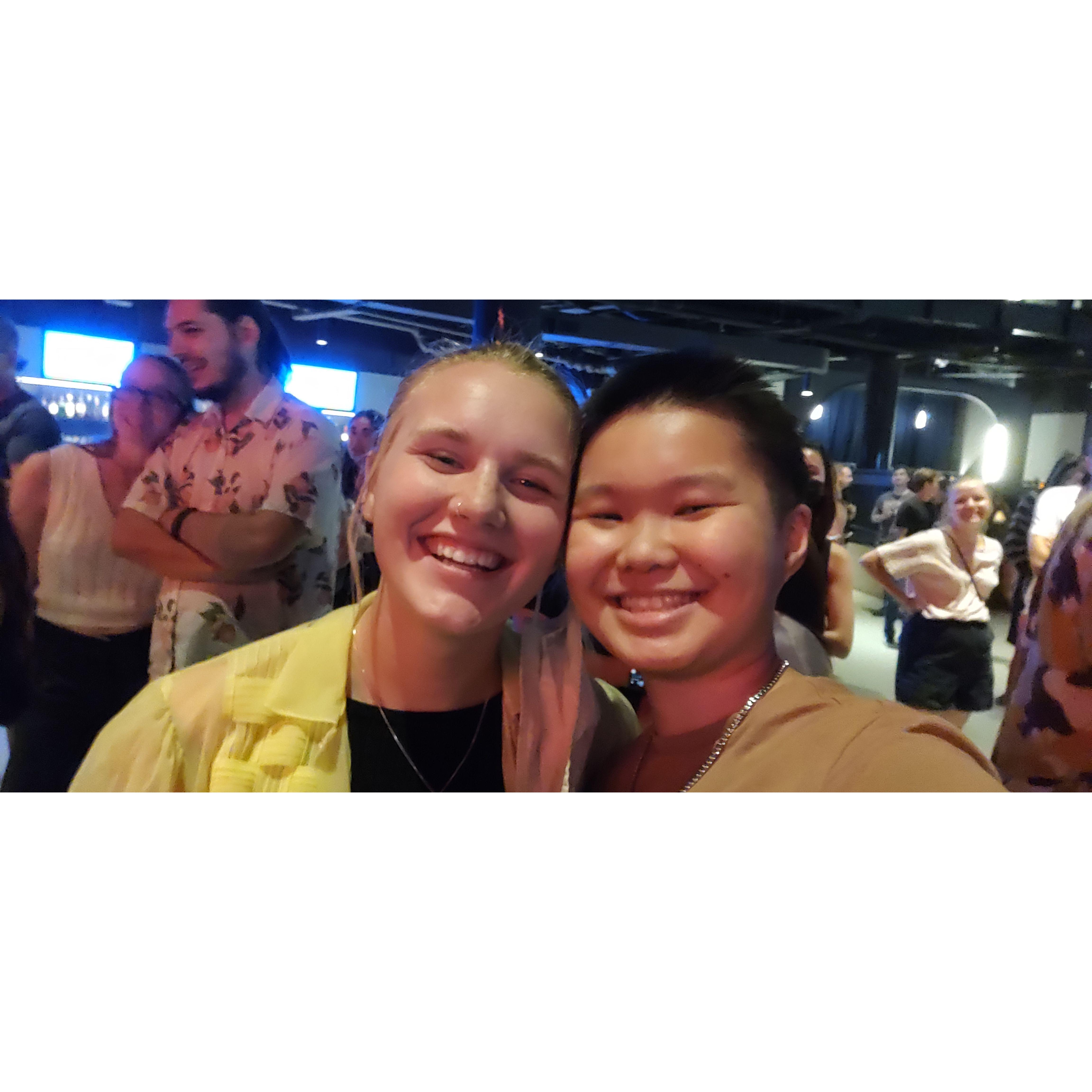 Our first concert, seeing Coin in Toronto! (We thought Toronto was way closer than it actually was.)