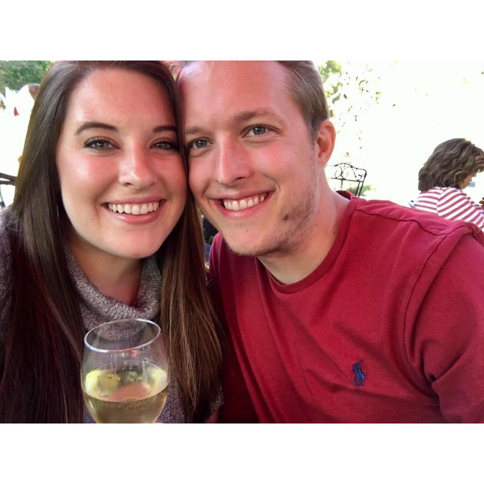 Celebrating our first year anniversary at Running Hare Vineyard