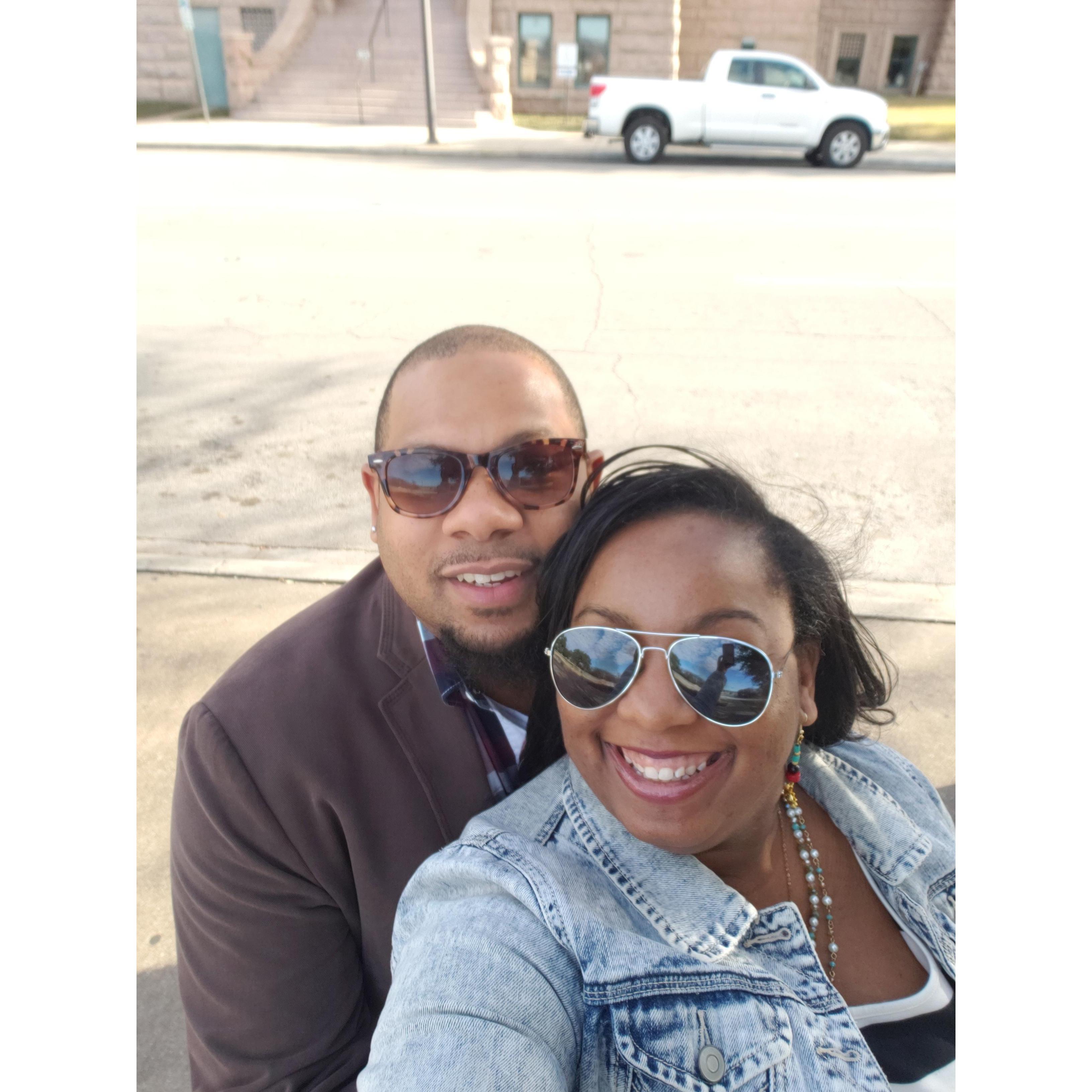 Our day in downtown Fort Worth