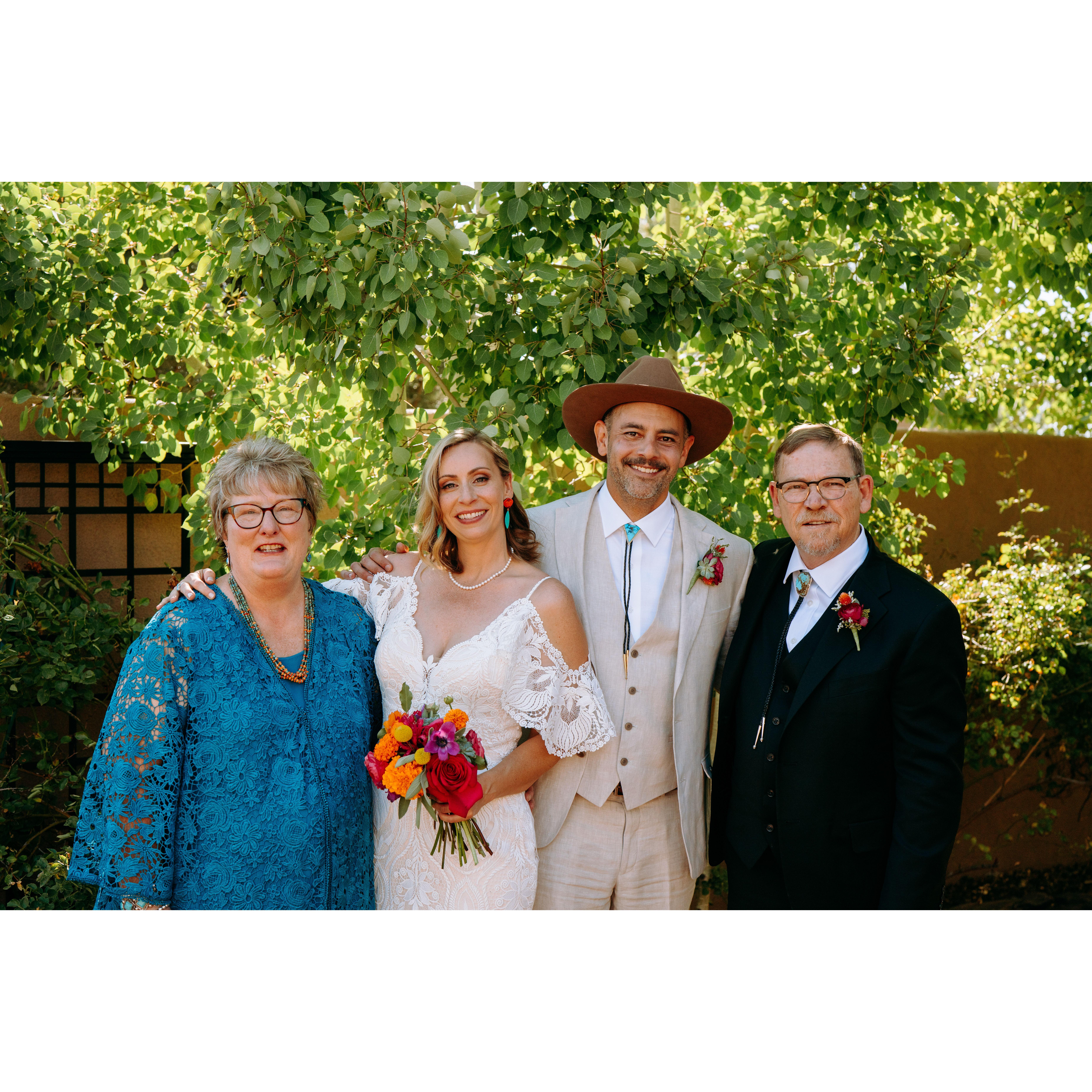 Marla, Jenn, Shae and Jonathan (Jenn's stepmom and Dad)