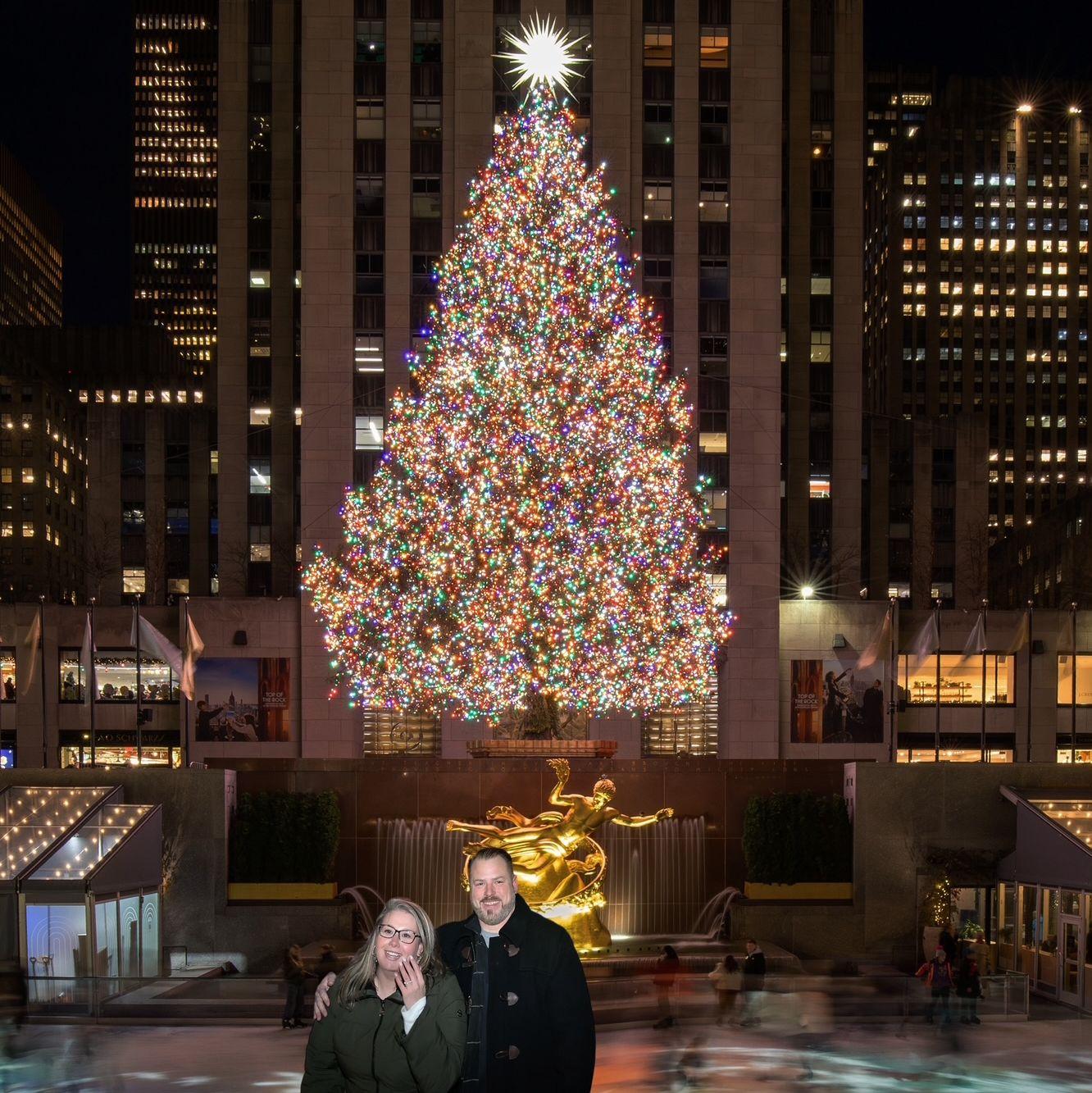 Right after we got engaged!