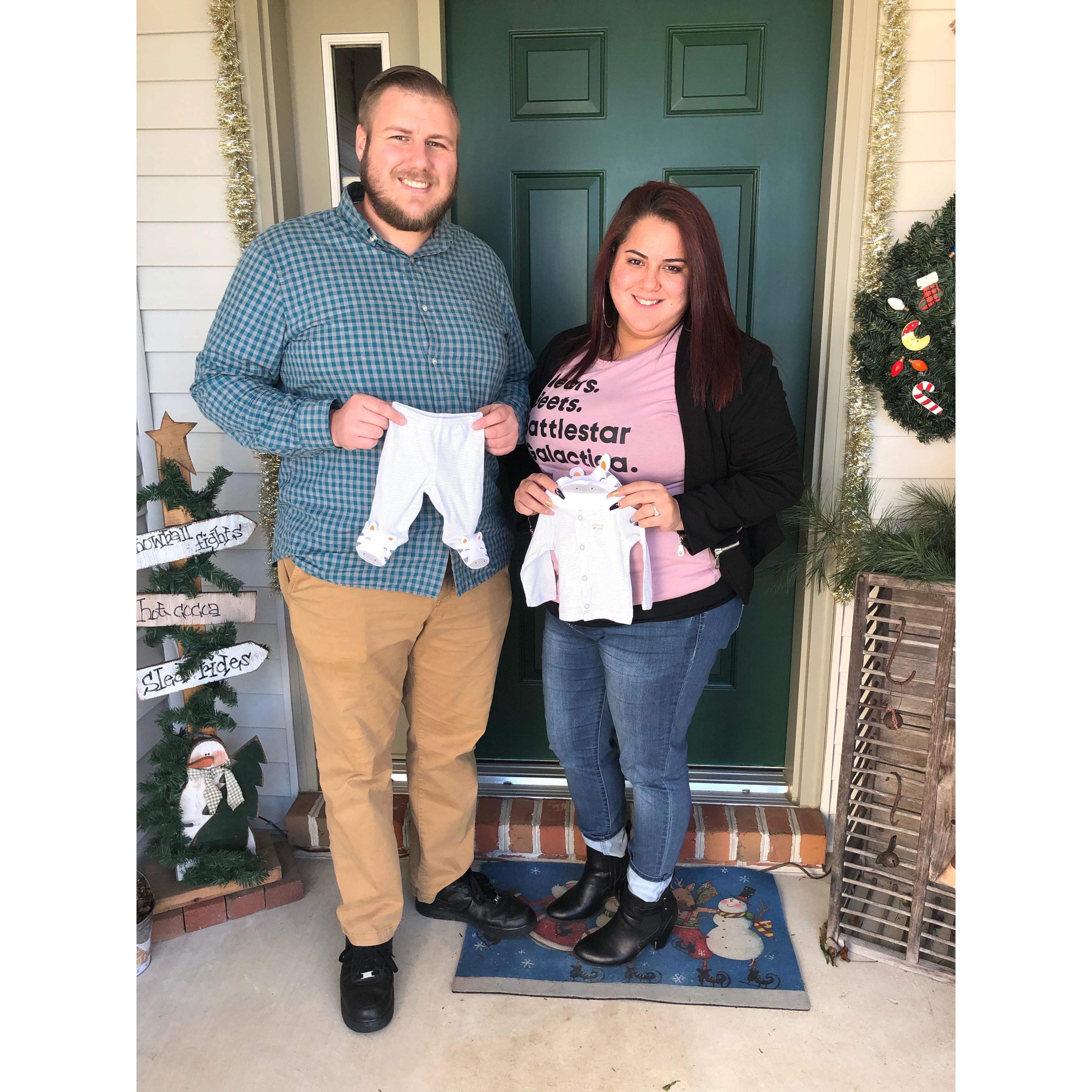 We're pregnant! Thanksgiving 2018