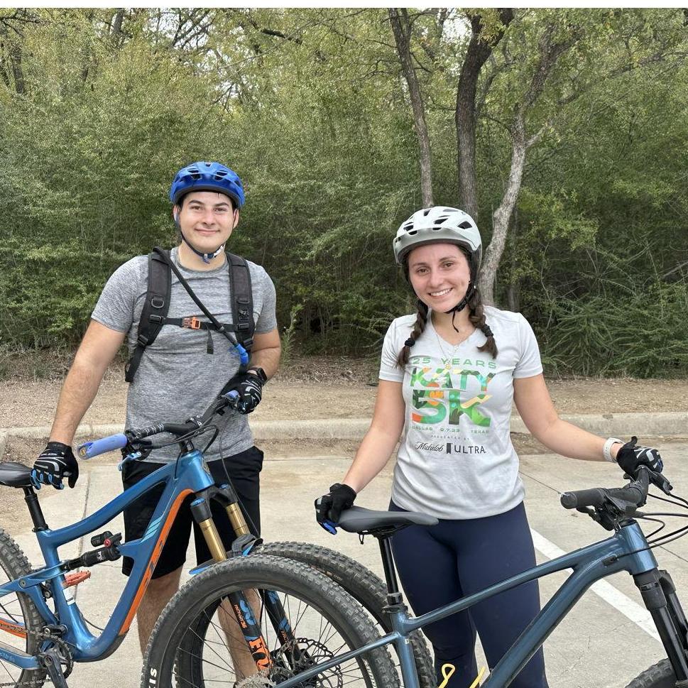 Iara's first and only mountain bike ride