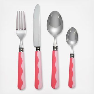 Palm Beach 16-Piece Wave Flatware Set