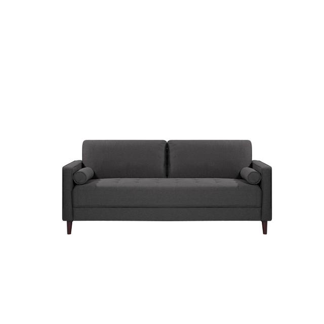 Giovanni Sofa Heather Gray/Navy - Lifestyle Solutions