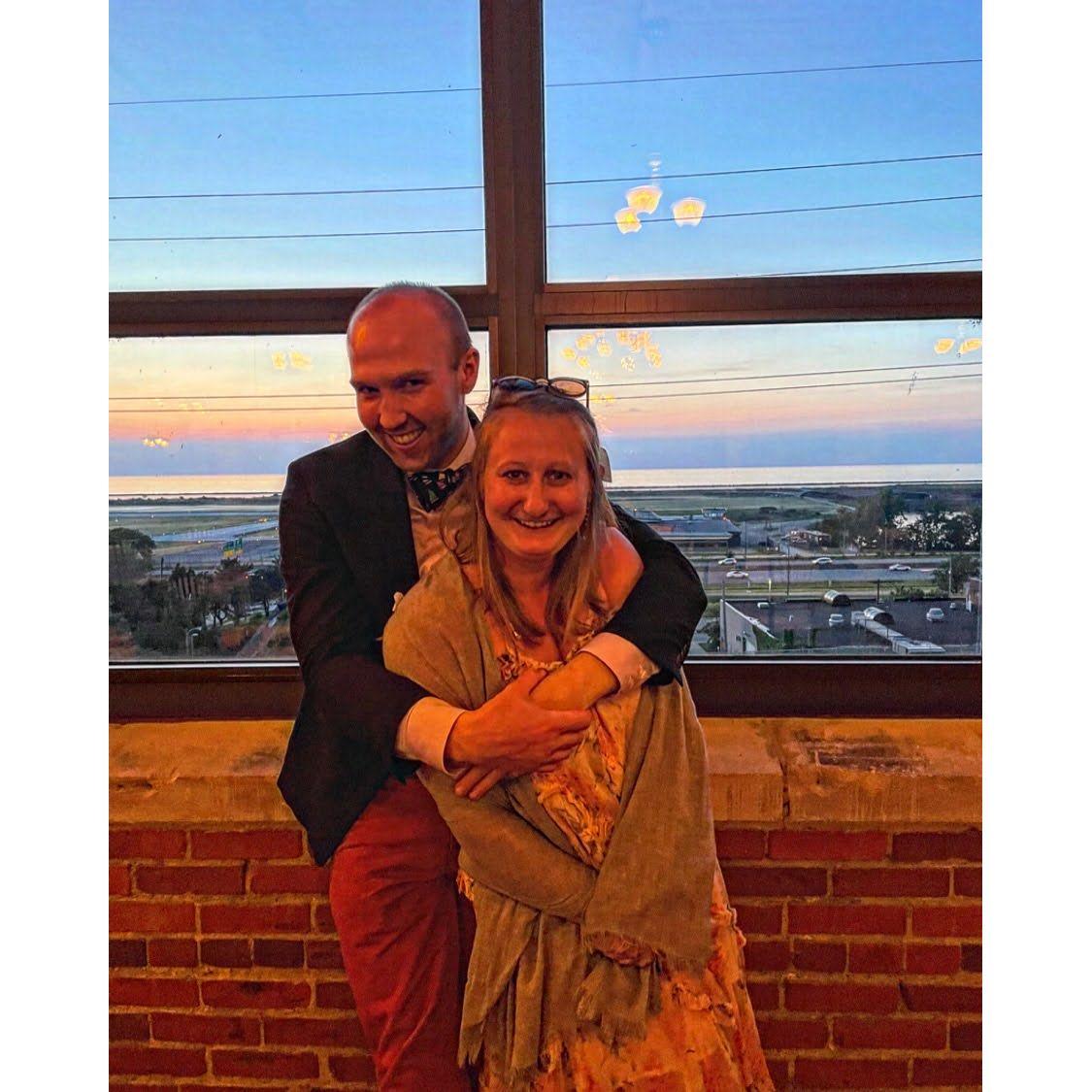 Ian met Molly's family for the first time at a Literary Cleveland Fundraiser (he met my dad for the first time before meeting Molly, at a Lit. Cleveland class)