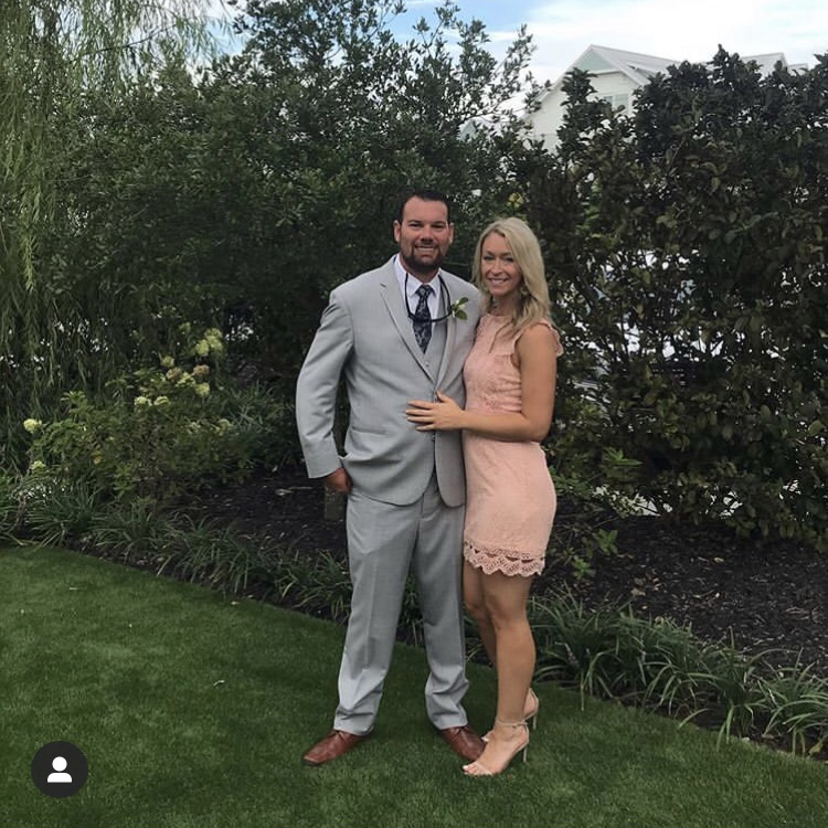 My Handsome man and I at another wedding in North Carolina