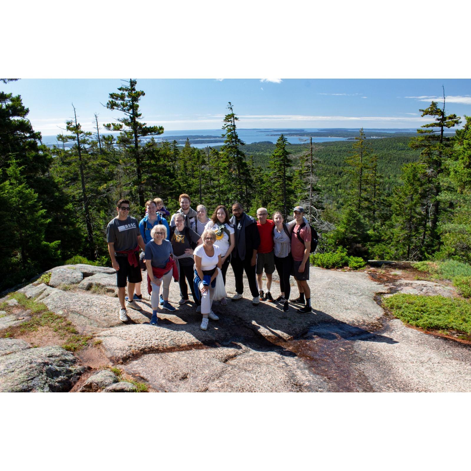 All of us climbed a mountain!