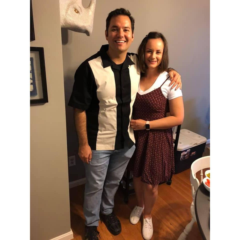 When I found out Robert had never seen Friends, first order of business was sitting him down to watch the entire series - so obviously our first costume party meant dressing up as Chandler and Monica.