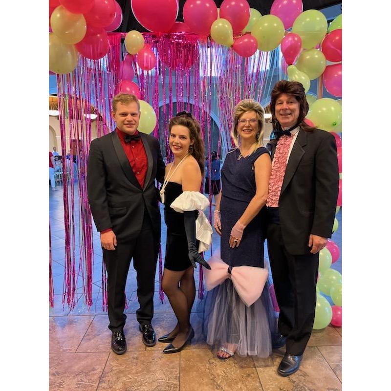 80's prom murder mystery with Ted's parents, Nancy and Larry