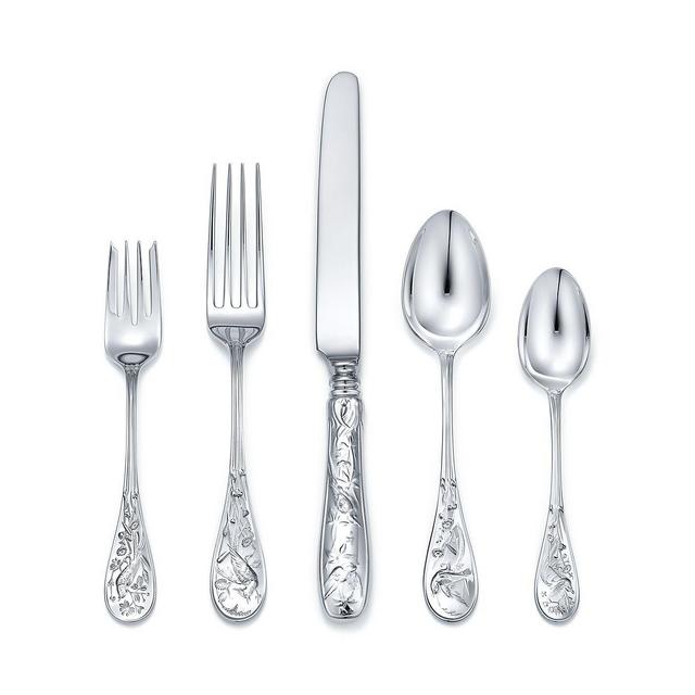 Tiffany Silverware Five-piece Flatware Set