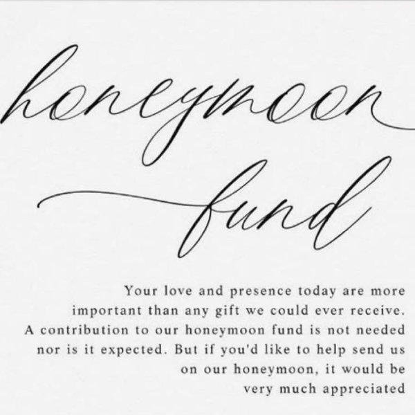 Honeymoon fund🍯🌙