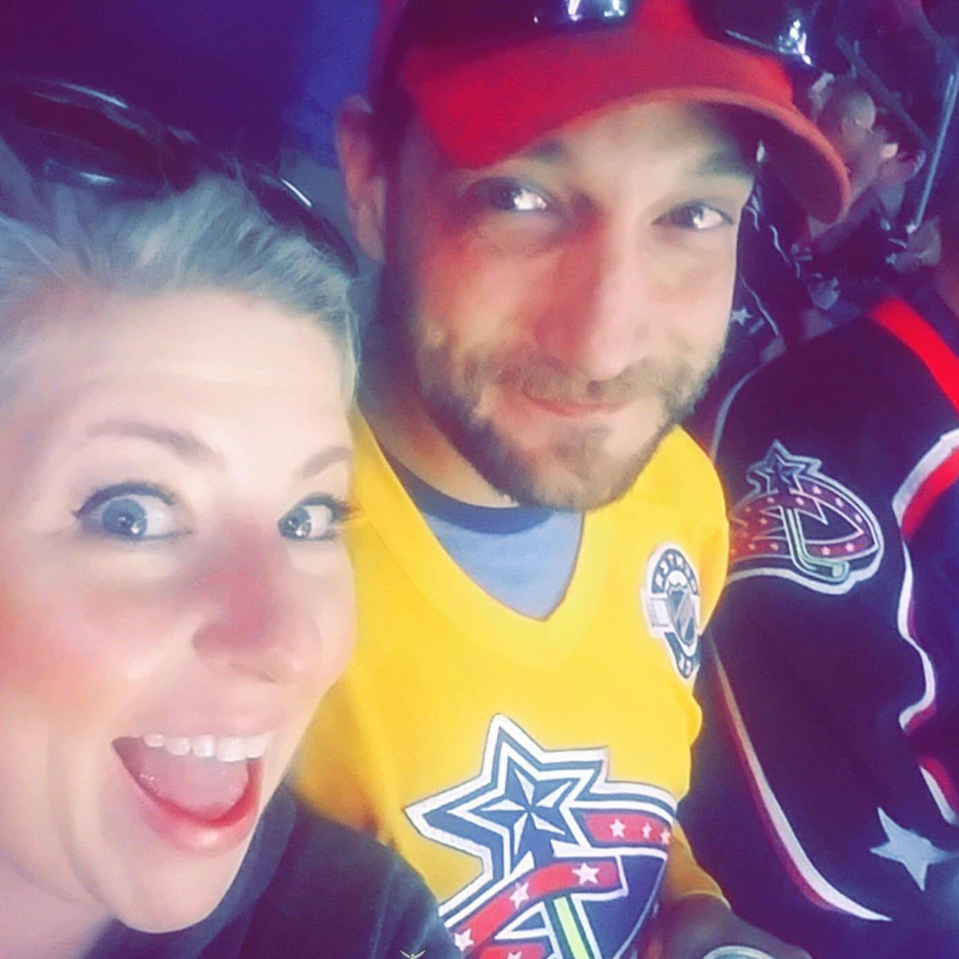 Surprise Bluejackets tickets for Larry’s birthday!