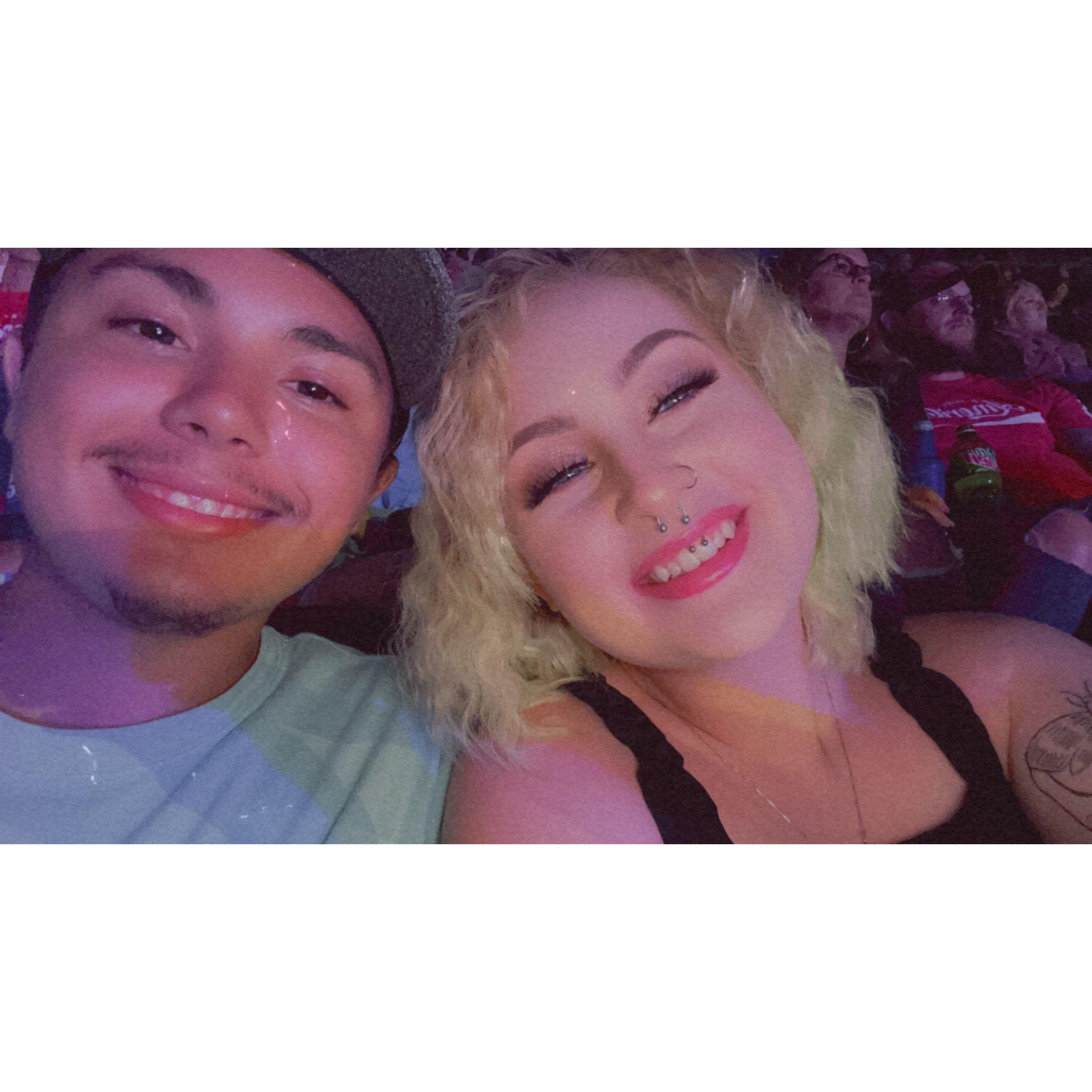 Our first concert together, Luke Combs!