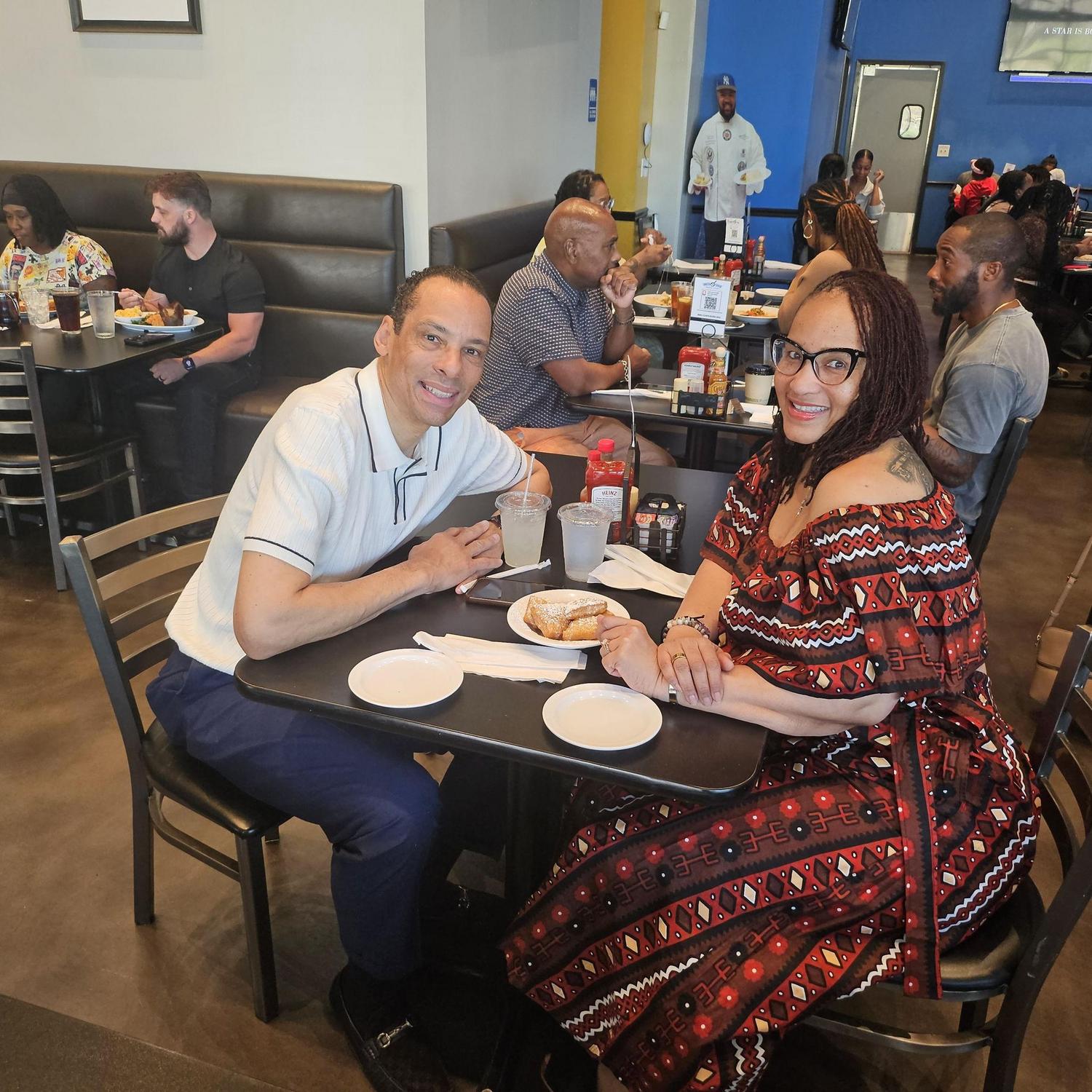 My birthday brunch at Grits & Eggs, our 1st date one year later. March 22, 2026