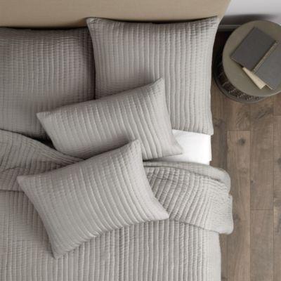 Nelle Channel Stitched Silk Standard Sham