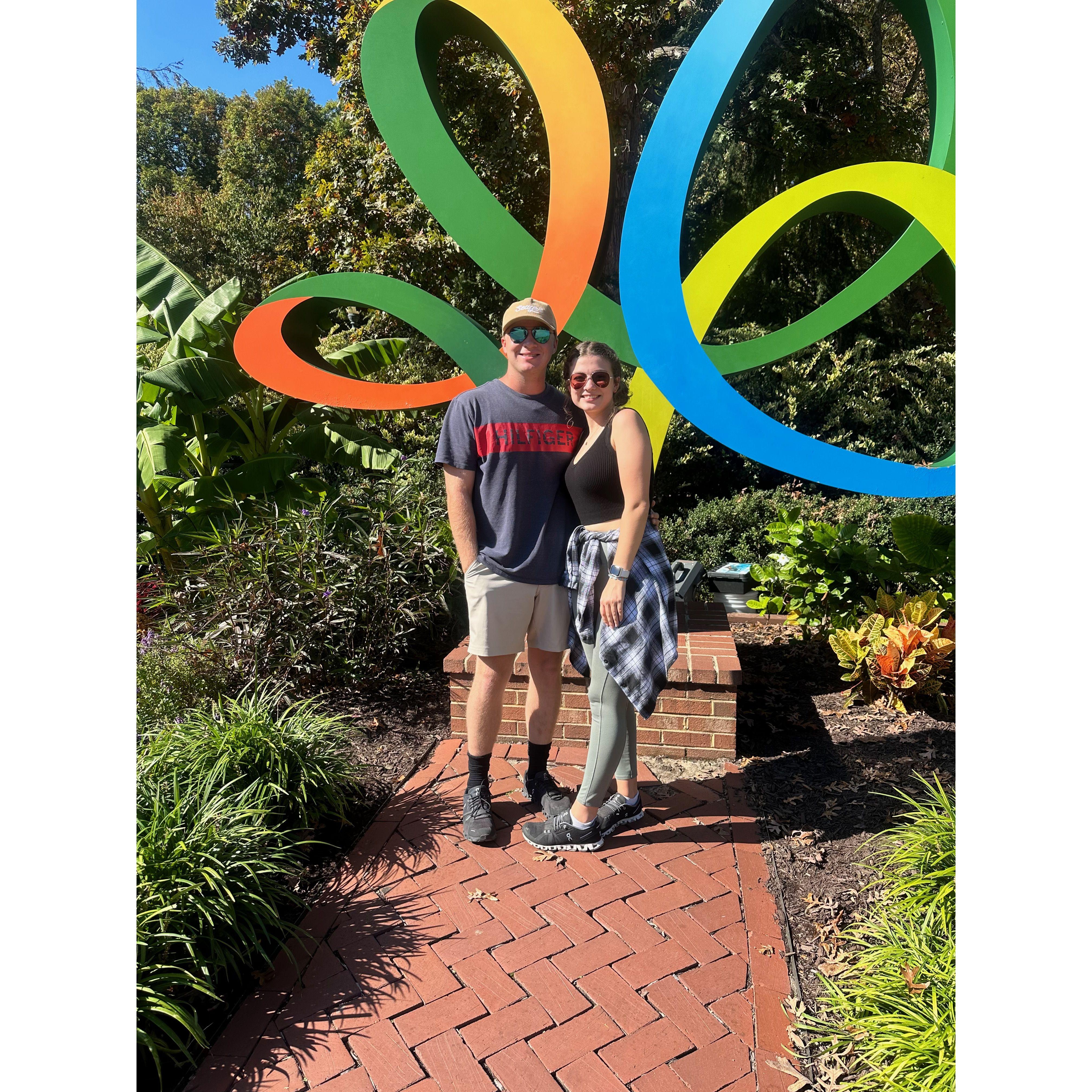 Busch Gardens with friends on Halloween of 2023!