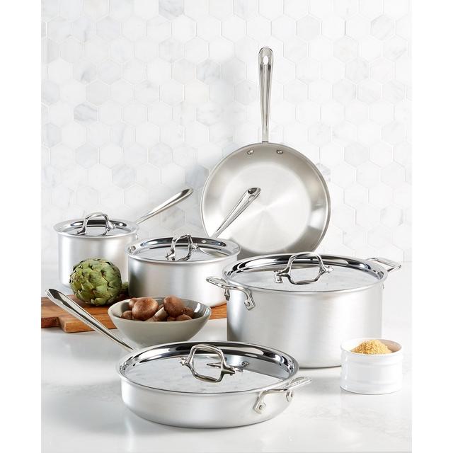 All-Clad B1 Aluminum Nonstick Cookware Set, 13 Piece - Macy's