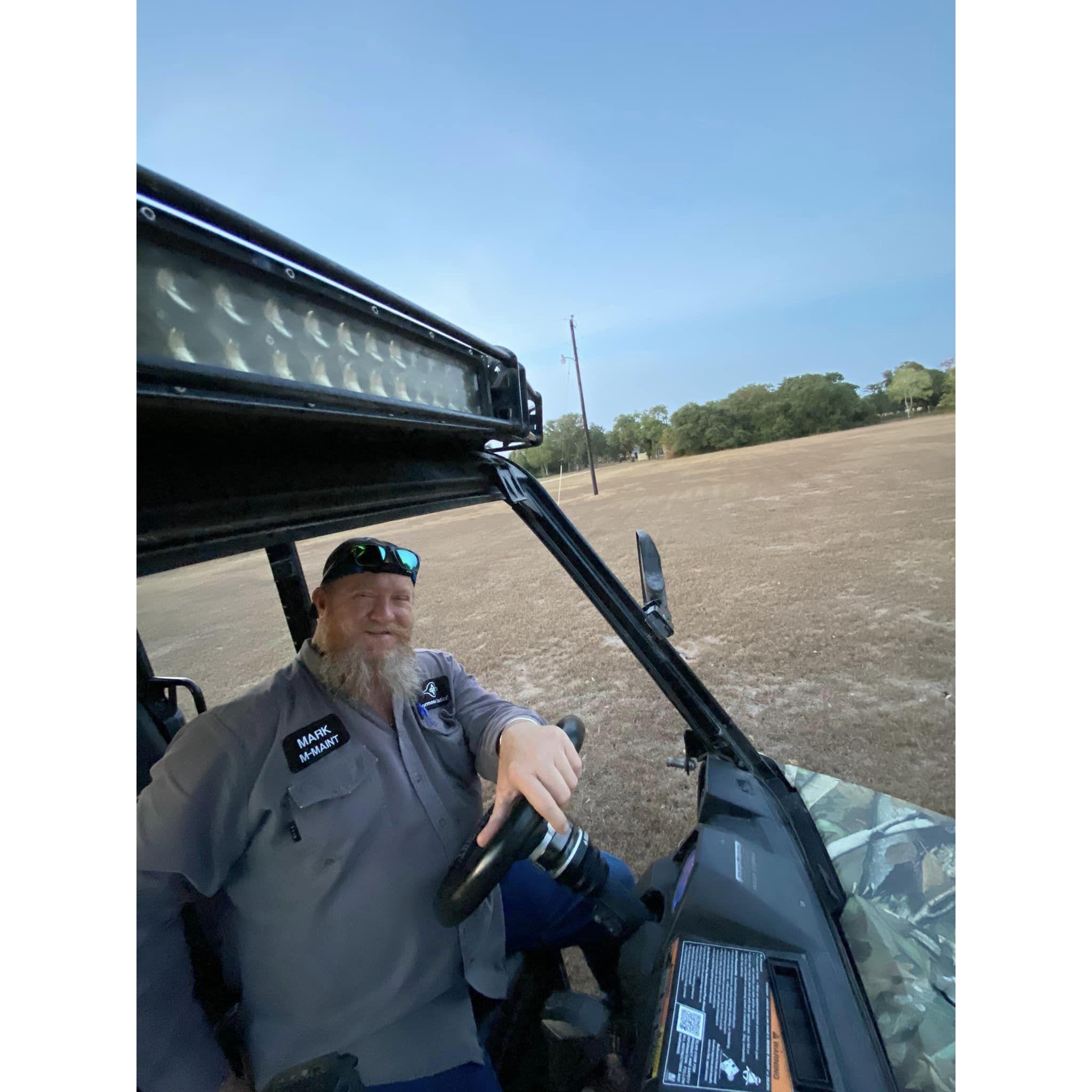 Closing day on the 6.26 acres Mark purchased that joined what I already owned