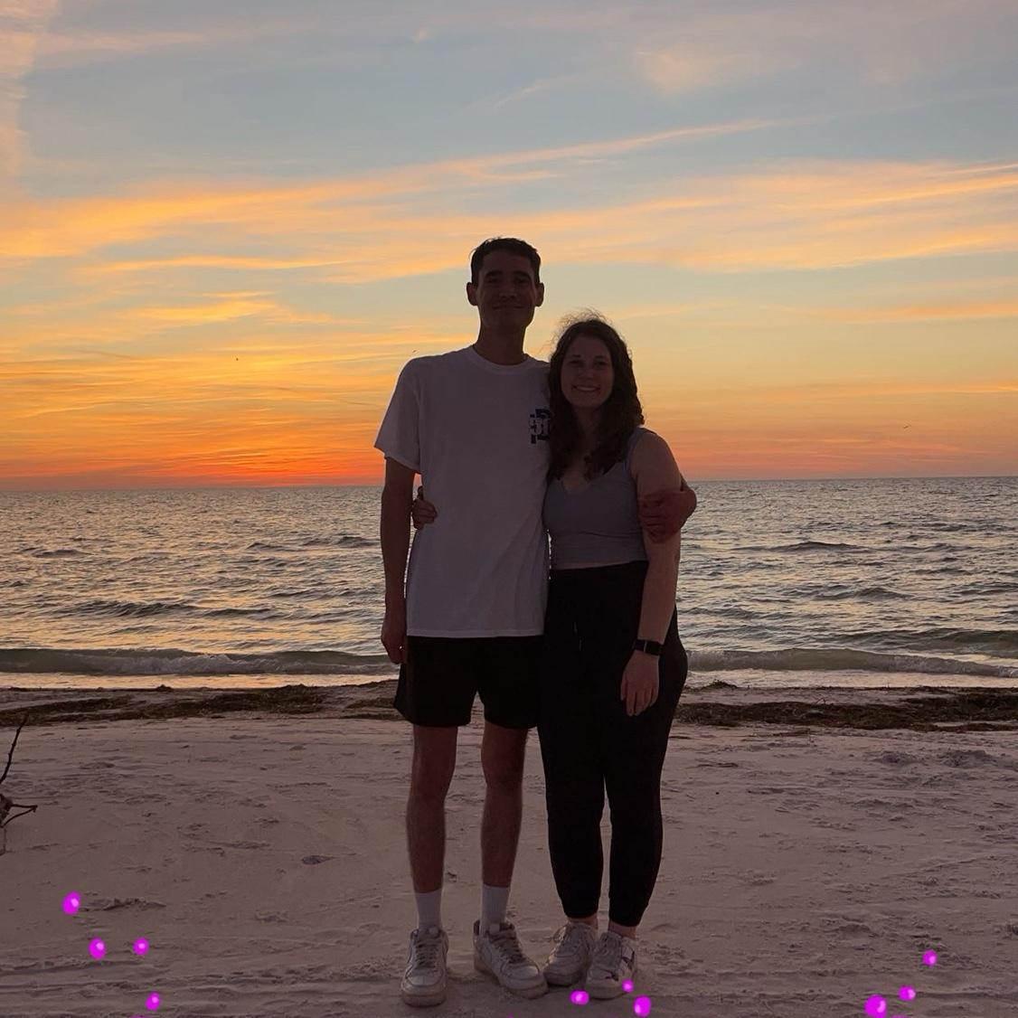 October 2023 at Clearwater Beach, FL for a family vacation