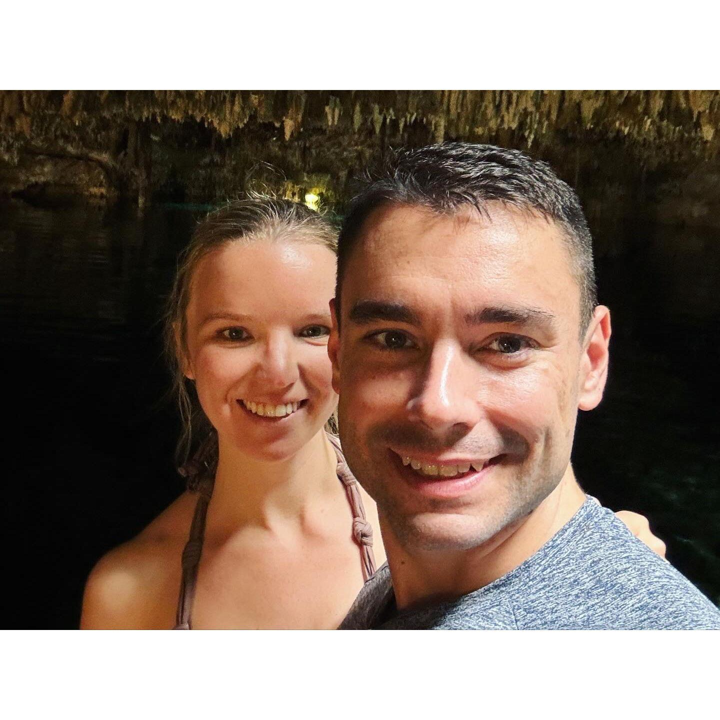 Exploring the cenotes in Cancun, MX
