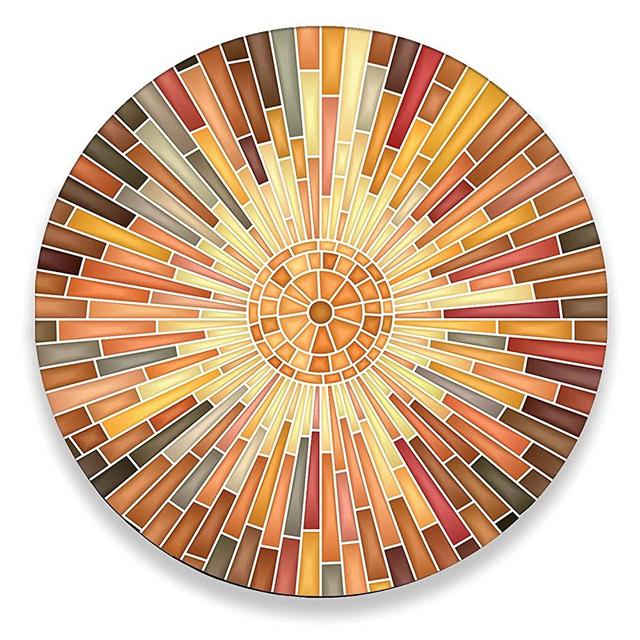 Unique Mexican Ethnic Handmade Cheese Board in artisan work. Elegant and covered with resin. Ideal for Charcuterie Platter & Serving Tray for Wine and snacks. Model: Italian Orange