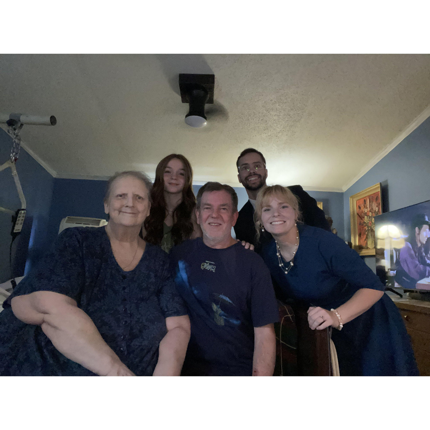 Andrey got to meet my aunt Pam 6 weeks before she passed.