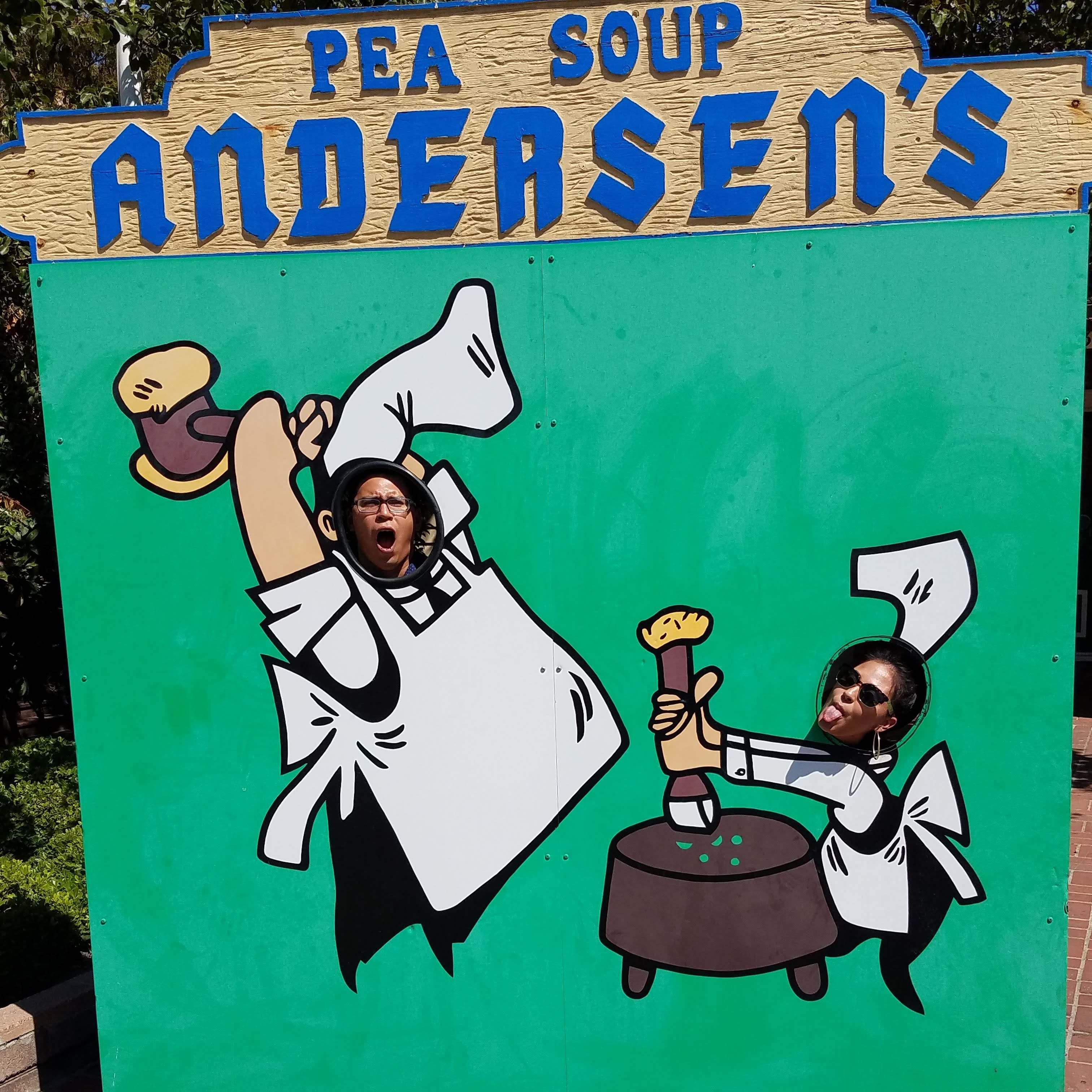 We came for the pea soup