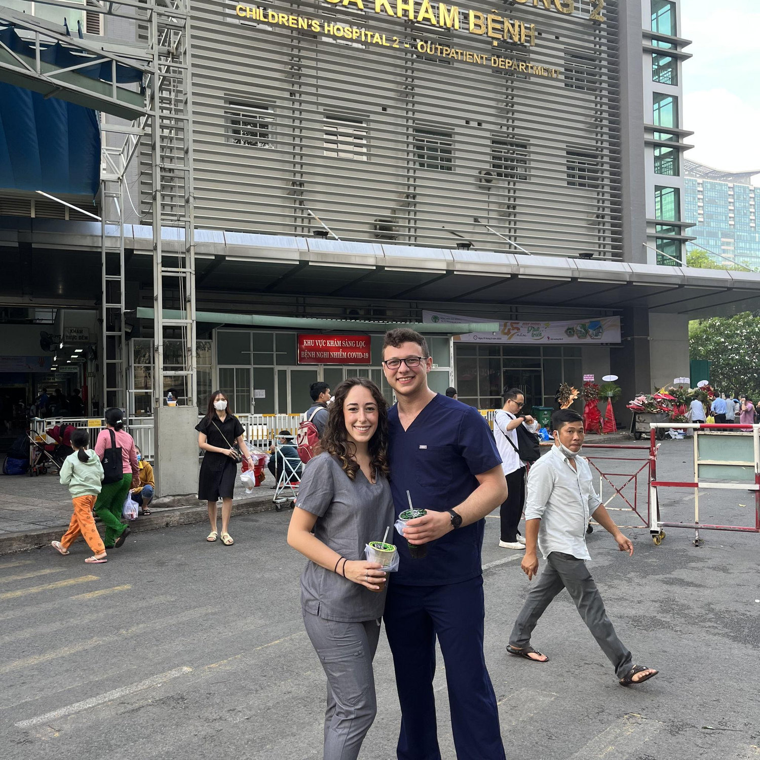 Working together in a hospital in Ho Chi Minh, Vietnam