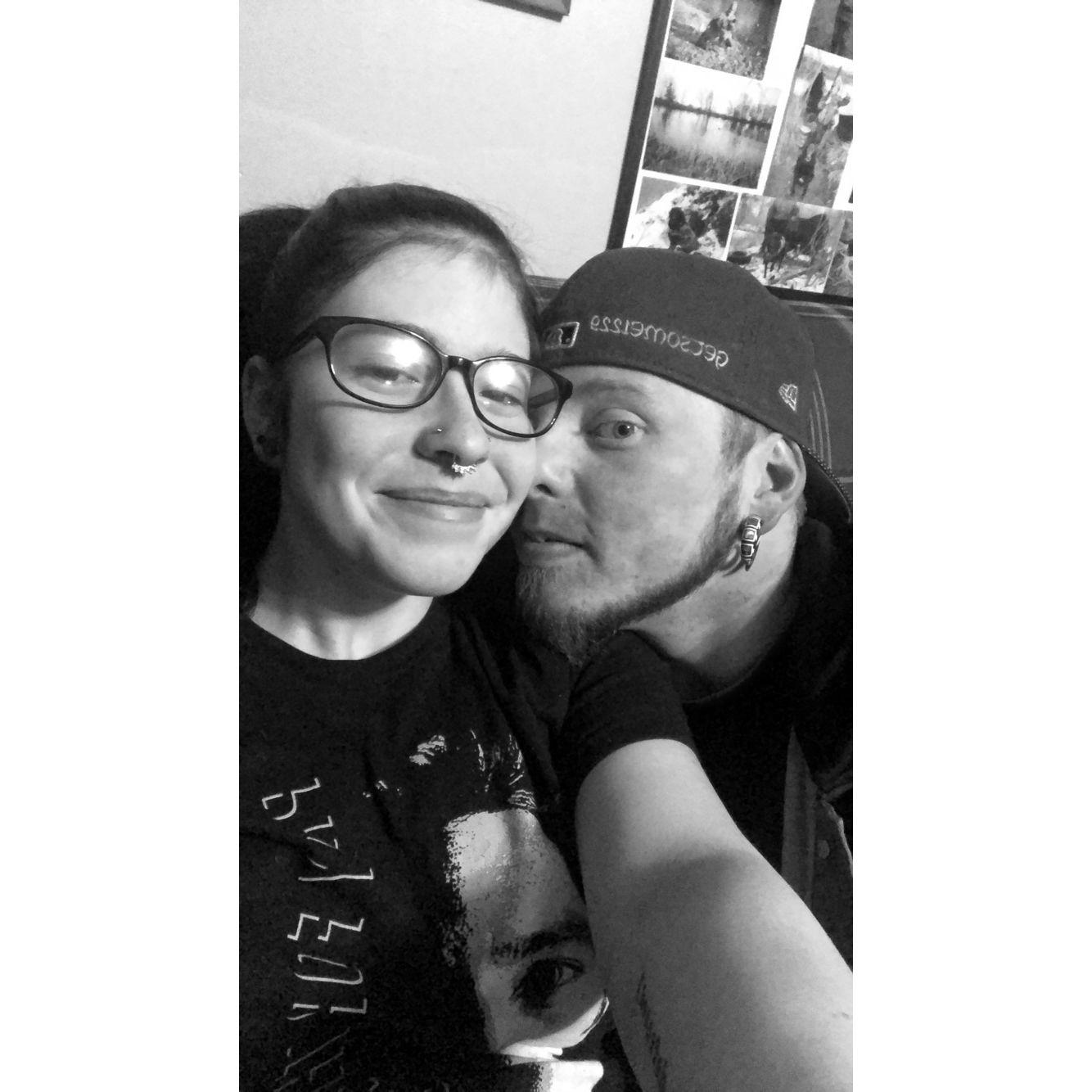 One of our first photos together! 2018